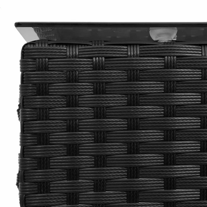 Set de canapele pentru grădină cu pernă 2 pcs poliratan - WALTI WALTI