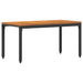 Set de Mobilier pentru Exterior 4 pcs Negru și Alb crem - WALTI WALTI