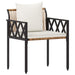 Set de Mobilier pentru Exterior 4 pcs Maro și Alb Crema - WALTI WALTI