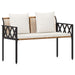 Set de Mobilier pentru Exterior 4 pcs Maro și Alb Crema - WALTI WALTI