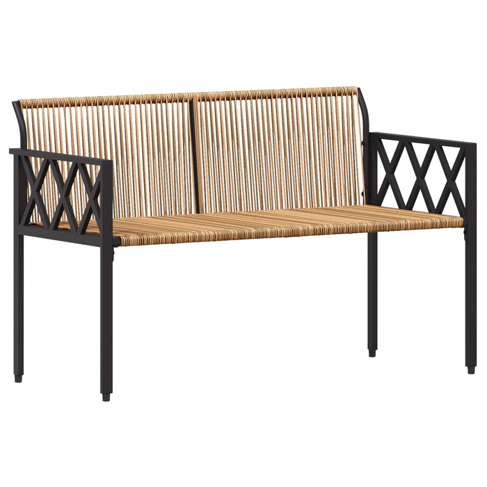 Set de Mobilier pentru Exterior 4 pcs Maro și Alb Crema - WALTI WALTI