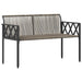 Set de Mobilier pentru Exterior 4 pcs Gri și albastru marin - WALTI WALTI