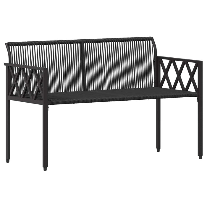 Set de Mobilier pentru Exterior 4 pcs Negru și Turcoaz WALTI