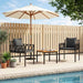 Set de Mobilier pentru Exterior 3 pcs Gri și gri închis - WALTI WALTI