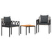 Set de Mobilier pentru Exterior 3 pcs Gri și gri închis - WALTI WALTI