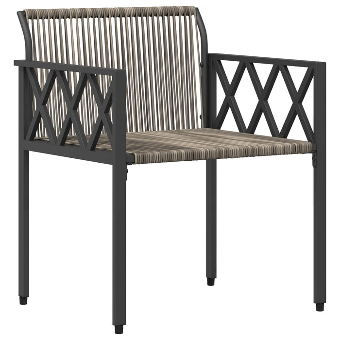 Set de Mobilier pentru Exterior 3 pcs Gri și albastru marin - WALTI WALTI