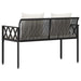 Bănci pentru exterior 2 -Seater 116 x 56 x 75 cm poliratan - WALTI WALTI