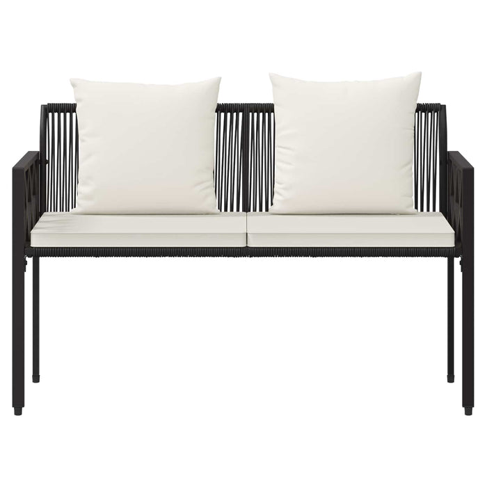 Bănci pentru exterior 2 -Seater 116 x 56 x 75 cm poliratan - WALTI WALTI