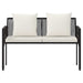 Bănci pentru exterior 2 -Seater 116 x 56 x 75 cm poliratan - WALTI WALTI