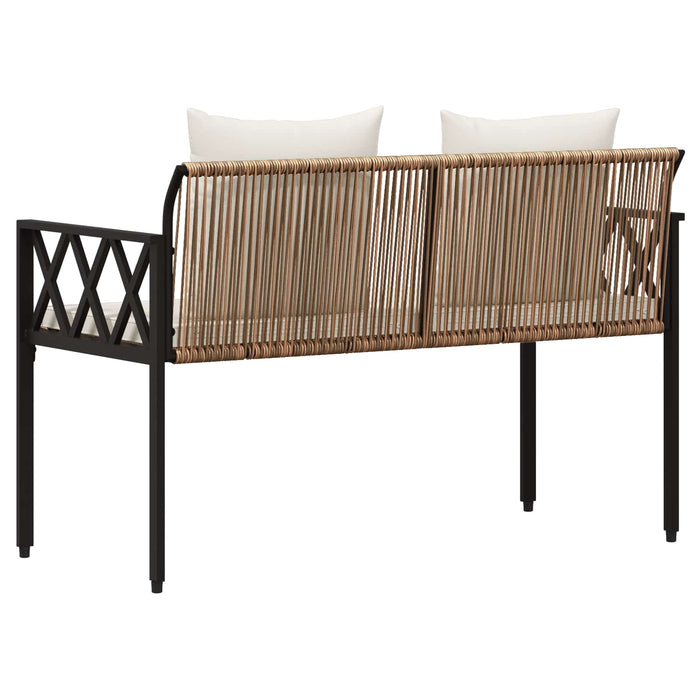 Bănci pentru exterior 2 -Seater 116 x 56 x 75 cm poliratan - WALTI WALTI