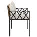 Bănci pentru exterior 2 -Seater 116 x 56 x 75 cm poliratan - WALTI WALTI