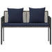 Bănci pentru exterior 2 -Seater 116 x 56 x 75 cm poliratan - WALTI WALTI