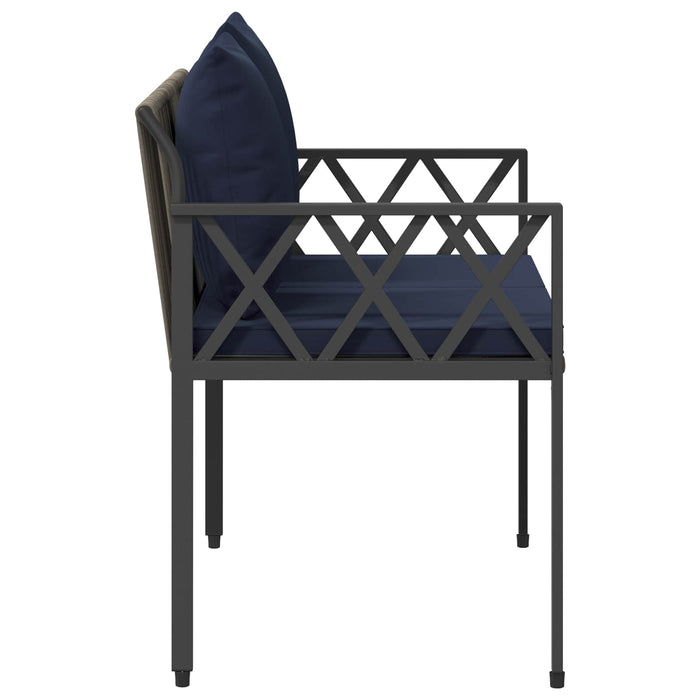 Bănci pentru exterior 2 -Seater 116 x 56 x 75 cm poliratan - WALTI WALTI