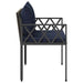 Bănci pentru exterior 2 -Seater 116 x 56 x 75 cm poliratan - WALTI WALTI