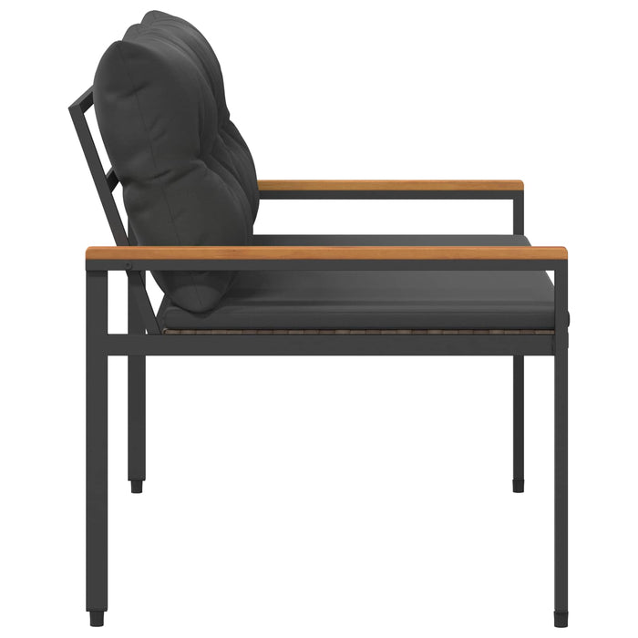 Bancă de exterior 2 -Seater 116 x 67,5 x 72 cm poliratan WALTI