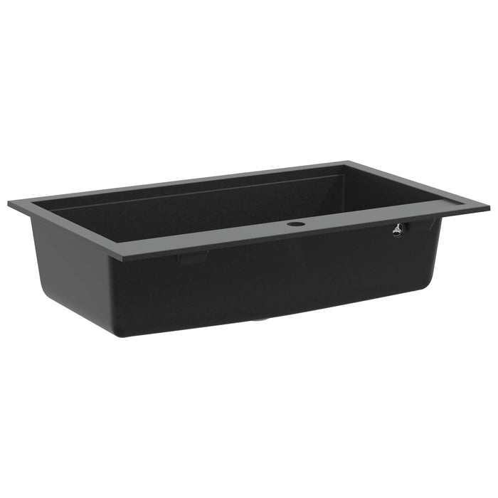 Chiuvetă Negru 795 x 505 mm Granit WALTI