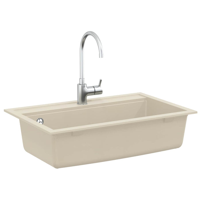 Chiuvetă Bej 795 x 505 mm Granit - WALTI WALTI