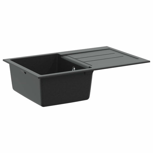 Chiuvetă Negru 780 x 500 mm 80% Quartz și 20% Rășină - WALTI WALTI