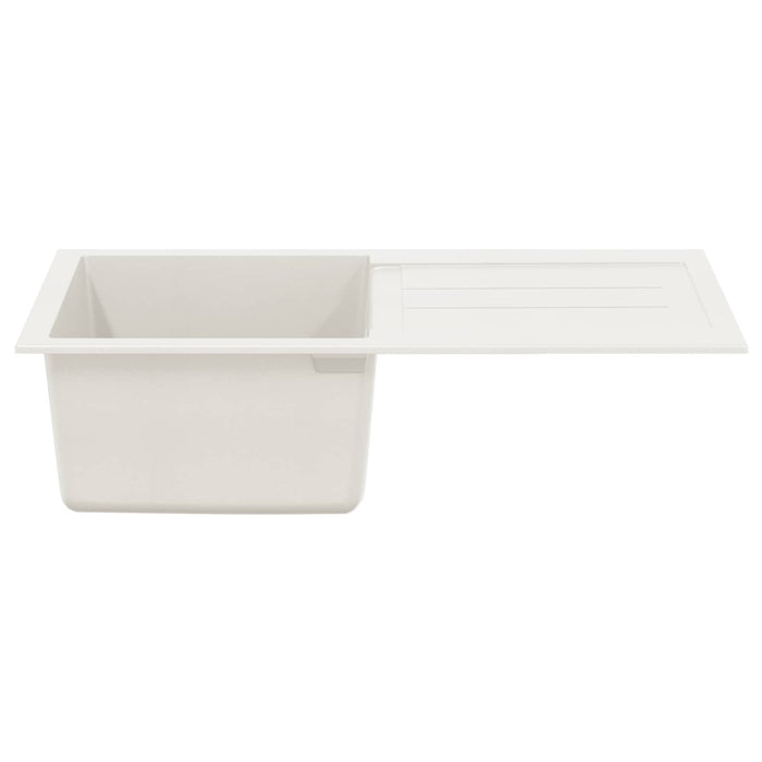 Chiuvetă Alb 780 x 500 mm 80% Quartz și 20% Rășină - WALTI WALTI