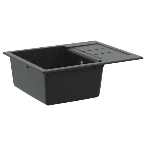 Chiuvetă Negru 620 x 500 mm 80% Quartz și 20% Rășină - WALTI WALTI