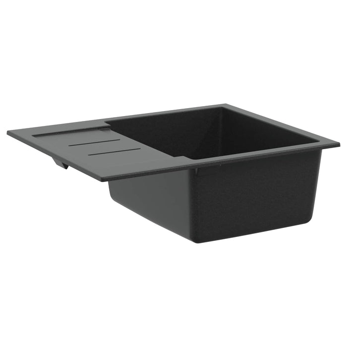 Chiuvetă Negru 620 x 500 mm 80% Quartz și 20% Rășină - WALTI WALTI