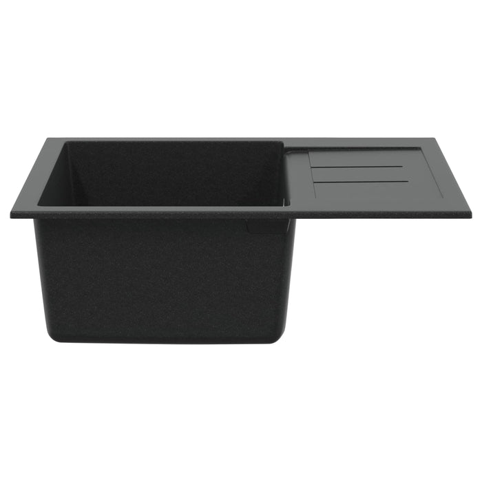 Chiuvetă Negru 620 x 500 mm 80% Quartz și 20% Rășină - WALTI WALTI