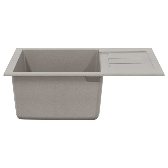 Chiuvetă Gri 620 x 500 mm 80% Quartz și 20% Rășină - WALTI WALTI