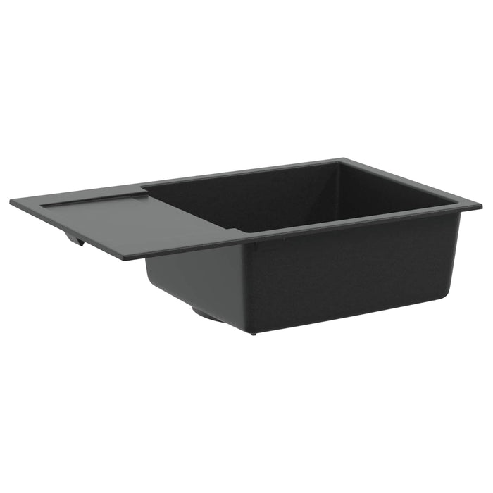 Chiuvetă Negru 780 x 500 mm 80% Quartz și 20% Rășină - WALTI WALTI
