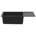 Chiuvetă Negru 780 x 500 mm 80% Quartz și 20% Rășină - WALTI WALTI