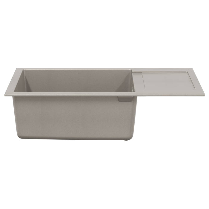 Chiuvetă Gri 780 x 500 mm 80% Quartz și 20% Rășină - WALTI WALTI