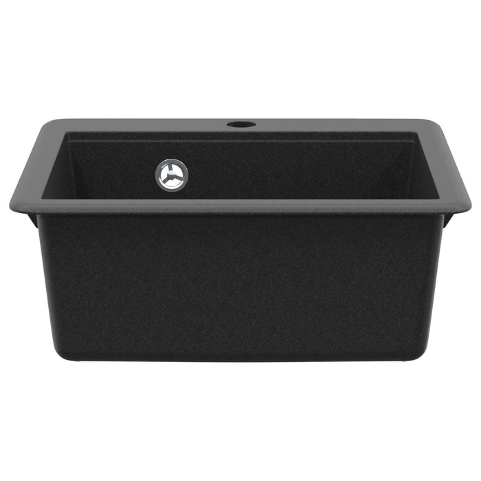 Chiuvetă Negru 470 x 440 mm Granit - WALTI WALTI