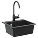 Chiuvetă Negru 470 x 440 mm Granit - WALTI WALTI