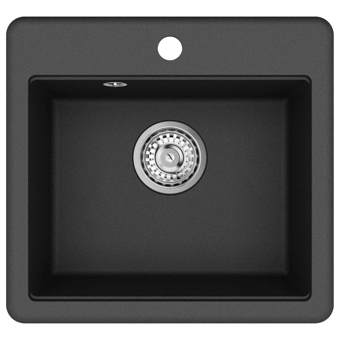 Chiuvetă Negru 470 x 440 mm Granit - WALTI WALTI