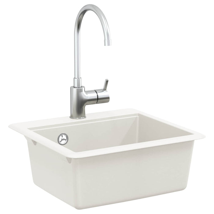 Chiuvetă Alb 470 x 440 mm Granit - WALTI WALTI