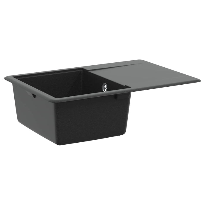 Chiuvetă Negru 670 x 460 mm Granit - WALTI WALTI