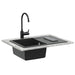 Chiuvetă Negru 670 x 460 mm Granit - WALTI WALTI