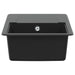 Chiuvetă Negru 670 x 460 mm Granit - WALTI WALTI