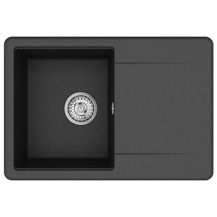 Chiuvetă Negru 670 x 460 mm Granit - WALTI WALTI