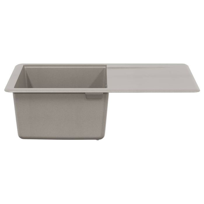 Chiuvetă Gri 670 x 460 mm 80% Quartz și 20% Rășină - WALTI WALTI