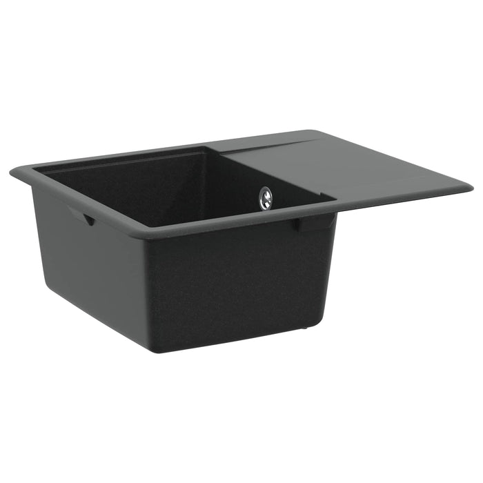 Chiuvetă Negru 560 x 460 mm 80% Quartz și 20% Rășină - WALTI WALTI