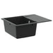Chiuvetă Negru 560 x 460 mm 80% Quartz și 20% Rășină - WALTI WALTI