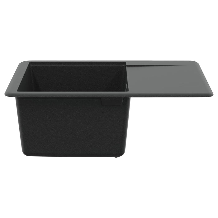 Chiuvetă Negru 560 x 460 mm 80% Quartz și 20% Rășină - WALTI WALTI