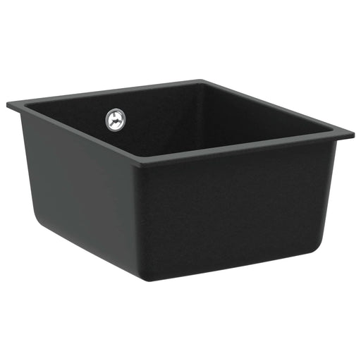 Chiuvetă Negru 370 x 460 mm 80% Quartz și 20% Rășină - WALTI WALTI