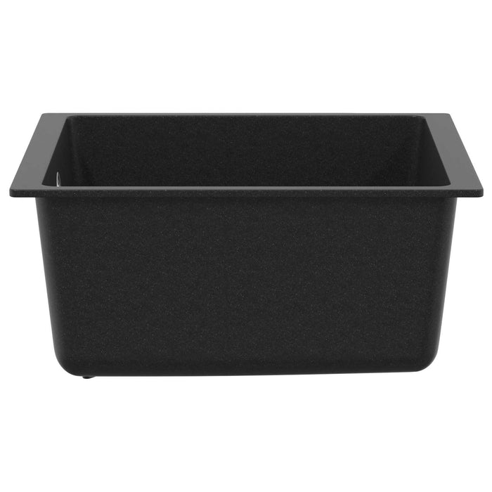 Chiuvetă Negru 370 x 460 mm 80% Quartz și 20% Rășină - WALTI WALTI