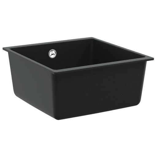 Chiuvetă Negru 430 x 460 mm 80% Quartz și 20% Rășină - WALTI WALTI