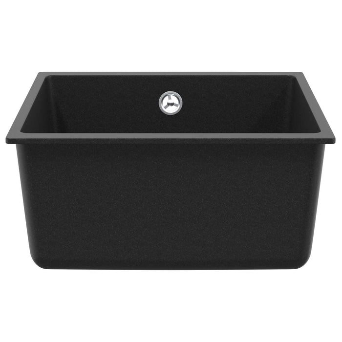 Chiuvetă Negru 430 x 460 mm 80% Quartz și 20% Rășină - WALTI WALTI