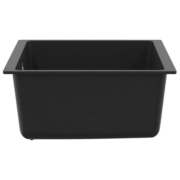 Chiuvetă Negru 430 x 460 mm 80% Quartz și 20% Rășină - WALTI WALTI