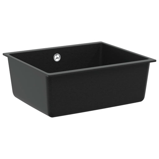 Chiuvetă Negru 530 x 460 mm 80% Quartz și 20% Rășină - WALTI WALTI