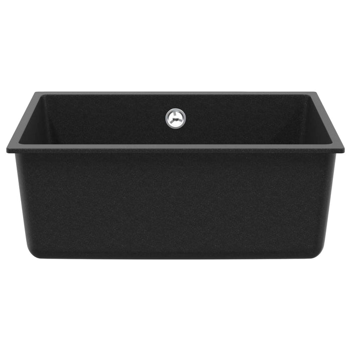 Chiuvetă Negru 530 x 460 mm 80% Quartz și 20% Rășină - WALTI WALTI