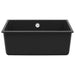 Chiuvetă Negru 530 x 460 mm 80% Quartz și 20% Rășină - WALTI WALTI